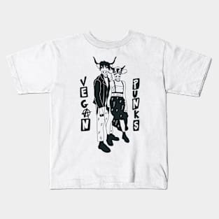 Vegan Punks - Cows Kids T-Shirt